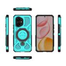 For Honor 400 5G Global 156.5mm J-20 Solid Color MagSafe Magnetic TPU+PC Phone Case(Lake Blue) - 2