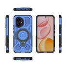 For Honor 400 5G Global 156.5mm J-20 Solid Color MagSafe Magnetic TPU+PC Phone Case(Blue) - 2