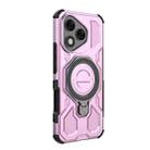 For Honor 400 Lite 5G Global J-20 Solid Color MagSafe Magnetic TPU+PC Phone Case(Pink) - 3