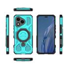 For Honor 400 Lite 5G Global J-20 Solid Color MagSafe Magnetic TPU+PC Phone Case(Lake Blue) - 2
