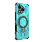 For Honor 400 Lite 5G Global J-20 Solid Color MagSafe Magnetic TPU+PC Phone Case(Lake Blue) - 3
