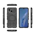 For Honor 400 Lite 5G Global J-20 Solid Color MagSafe Magnetic TPU+PC Phone Case(Black) - 2