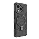 For Honor 400 Lite 5G Global J-20 Solid Color MagSafe Magnetic TPU+PC Phone Case(Black) - 3