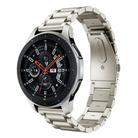16mm Three Beads Flat Buckle Titanium Alloy Watch Band(Titanium Color) - 1