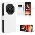 For Meizu Note 16 5G Diamond Texture Leather Phone Case(White) - 1