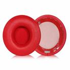 1 Pair Lambskin Replacement Earpads For Beats Solo3 / Solo2 Wireless(Red) - 1