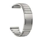For Huawei Watch 4 Pro One Bead Bamboo Joint HW Buckle Titanium Alloy Watch Band(Silver) - 1