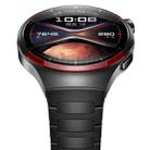For Huawei Watch 4 Curved I-shaped HW Buckle Titanium Alloy Watch Band(Black) - 2