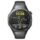 For Huawei Watch GT 4 46mm One Bead Bamboo Joint HW Buckle Stainless Steel Watch Band(Grey) - 3