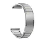 For Huawei Watch GT 4 46mm One Bead Bamboo Joint HW Buckle Stainless Steel Watch Band(Silver) - 2