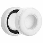 2pcs Protein Leather Replacement Earpads For Beats Studio Pro(White) - 1