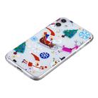 For iPhone 11 Pro Christmas Pattern TPU Protective Case(Pink Deer Santa Claus) - 2