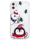 For iPhone 11 Christmas Pattern TPU Protective Case(Penguin Bear) - 1