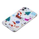 For iPhone 11 Christmas Pattern TPU Protective Case(Pink Deer Santa Claus) - 1