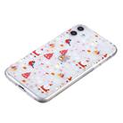 For iPhone 11 Pro Max Christmas Pattern TPU Protective Case(Snowman Bird) - 1
