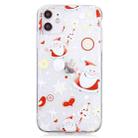 For iPhone 11 Pro Max Christmas Pattern TPU Protective Case(Happy Santa Claus) - 1