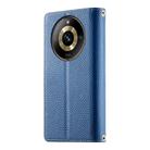 For Realme 11 Pro / 11 Pro+ Stitching Multi-card Zipper Wallet Leather Phone Case with Short Strap(Dark Blue) - 3