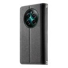 For Realme 13 4G / 12 4G / 12+ 5G / Narzo 70 Stitching Multi-card Zipper Wallet Leather Phone Case with Short Strap(Black) - 3