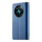 For Realme 13 4G / 12 4G / 12+ 5G / Narzo 70 Stitching Multi-card Zipper Wallet Leather Phone Case with Short Strap(Dark Blue) - 3
