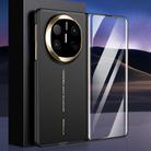For Huawei Mate X6 GKK Integrated Silky Ultra-thin Folding Phone Case(Black Gold) - 1