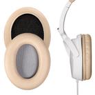2pcs Protein Leather Replacement Earpads For EDIFIER H840 / H841P / K830 / G3 / K5000 / K6500(Apricot) - 1