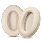 2pcs Protein Leather Replacement Earpads For EDIFIER MT6 Pro(Champagne) - 1