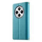 For Redmi 14C 4G / 14R / A4 5G / A3 Pro Stitching Multi-card Zipper Wallet Leather Phone Case with Short Strap(Blue) - 3