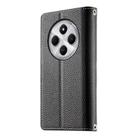 For Redmi 14C 4G / 14R / A4 5G / A3 Pro Stitching Multi-card Zipper Wallet Leather Phone Case with Short Strap(Black) - 3