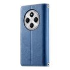For Redmi 14C 4G / 14R / A4 5G / A3 Pro Stitching Multi-card Zipper Wallet Leather Phone Case with Short Strap(Dark Blue) - 3
