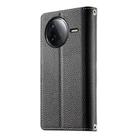 For Redmi K80 / K80 Pro / Poco F7 Pro Stitching Multi-card Zipper Wallet Leather Phone Case with Short Strap(Black) - 3