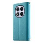 For Redmi Note 14 Pro 5G / Note 14 Pro+ 5G Stitching Multi-card Zipper Wallet Leather Phone Case with Short Strap(Blue) - 3