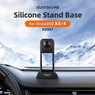 For Insta360 X5 / X4 Sunnylife Silicone Stand Base Car Base(Black) - 3