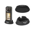 For Insta360 X5 / X4 Sunnylife Silicone Stand Base Tabletop Base(Black) - 1