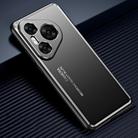 For Huawei Pura 80 Pro+ 5G Frosted Metal Phone Case(Black) - 1