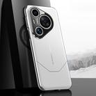 For Huawei Pura 70 Premium Electroplated Imitation Ultimate Design Phone Case(White) - 1