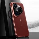 For Huawei Pura 80 5G Premium Electroplated Imitation Ultimate Design Phone Case(Red) - 1