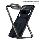 For Nothing Phone 3a Metal Frame Heat Dissipation Phone Case with Camera Guard Ring(Gray) - 2