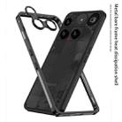 For Nothing Phone 3 Metal Frame Heat Dissipation Phone Case with Camera Guard Ring(Gray) - 2