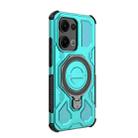 For OPPO Reno13 5G Global J-20 Solid Color MagSafe Magnetic TPU+PC Phone Case(Lake Blue) - 3