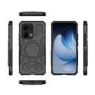 For OPPO Reno13 5G Global J-20 Solid Color MagSafe Magnetic TPU+PC Phone Case(Black) - 2
