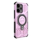 For OPPO Reno14 Pro 5G Global J-20 Solid Color MagSafe Magnetic TPU+PC Phone Case(Pink) - 3
