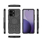 For OPPO Reno14 Pro 5G Global J-20 Solid Color MagSafe Magnetic TPU+PC Phone Case(Black) - 2