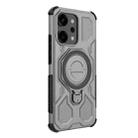 For OPPO Reno14 Pro 5G Global J-20 Solid Color MagSafe Magnetic TPU+PC Phone Case(Grey) - 3