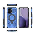 For OPPO Reno14 Pro 5G Global J-20 Solid Color MagSafe Magnetic TPU+PC Phone Case(Blue) - 2