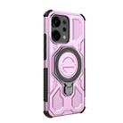 For OPPO Reno14 5G Global J-20 Solid Color MagSafe Magnetic TPU+PC Phone Case(Pink) - 3