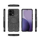 For OPPO Reno14 5G Global J-20 Solid Color MagSafe Magnetic TPU+PC Phone Case(Black) - 2