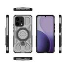 For OPPO Reno14 5G Global J-20 Solid Color MagSafe Magnetic TPU+PC Phone Case(Grey) - 2