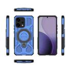 For OPPO Reno14 5G Global J-20 Solid Color MagSafe Magnetic TPU+PC Phone Case(Blue) - 2