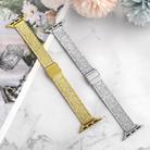 For Apple Watch 42mm / 41mm / 40mm / 38mm Milanese Embossed Metal Watch Band(Silver Rhombus) - 3