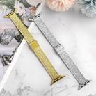 For Apple Watch 42mm / 41mm / 40mm / 38mm Milanese Embossed Metal Watch Band(Gold Rhombus) - 3